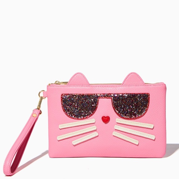 Kitty Wristlet in Pink - Picture 1 of 5
